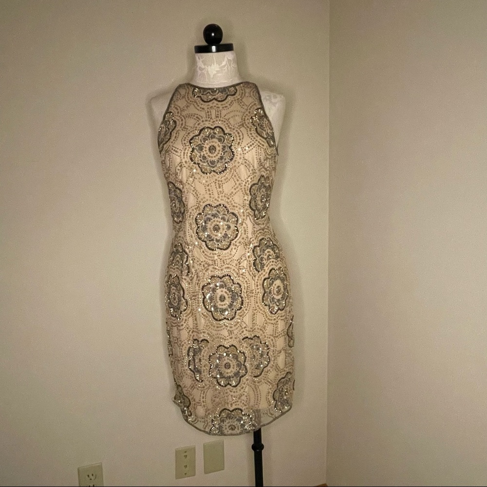 ADRIANNA PAPPEL beaded dress